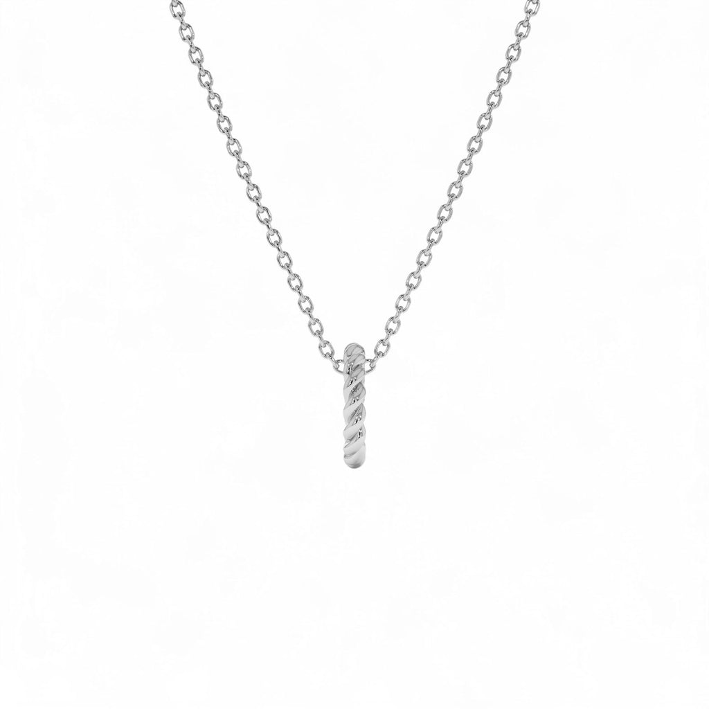 14K Gold Rope Rondelle Charm – 1.5MM - view 4