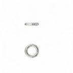 14K Gold Open Rondelle Charm – 2MM - view 2