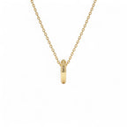 14K Gold Open Rondelle Charm – 2MM - view 4