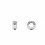 14K Gold Polished Rondelle Charm - 6MM - view 3