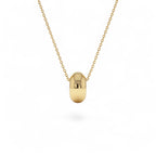 14K Gold Polished Rondelle Charm - 6MM - view 4