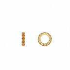 14k Citrine Rondelle Charm by Orlina Fine