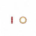 14k Ruby Rondelle Charm by Orlina Fine