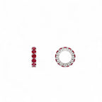 14k Ruby Rondelle Charm - view 2