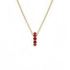 14k Ruby Rondelle Charm - view 3