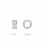 0.85 CTW 14K Lab Grown Baguette Diamond Rondelle Charm - view 2