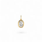 1 CTW 14K Cushion Cut Lab Grown Diamond Pendant Necklace - view 3