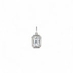 1 CTW 14K Emerald Cut Lab Grown Diamond Pendant Necklace - view 3