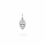 1 CTW 14K Marquise Shape Lab Grown Diamond Pendant Necklace - view 3