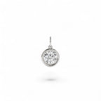1 CTW 14K Round Shaped Lab Grown Diamond Pendant Necklace - view 3