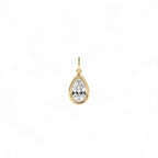 1 CTW 14K Pear Shaped Lab Grown Diamond Pendant Necklace - view 3