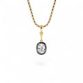 2 CTW 14K Vintage Inspired Elongated Cushion Cut Lab Grown Diamond Charm by Orlina Fine