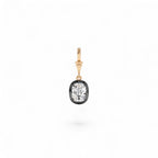 2 CTW 14K Vintage Inspired Elongated Cushion Cut Lab Grown Diamond Charm - view 3