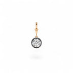 1.50 CTW 14K Vintage Inspired Round Shape Lab Grown Diamond Charm - view 3