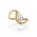14K 1 CTW Pear Shape Lab Grown Diamond Ring by Orlina Fine