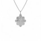 14k Celestial Diamond Sunburst Charm - view 2