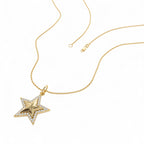 14k Diamond Star Charm - view 3