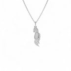 14k Bird Charm with Diamond Accent - view 2