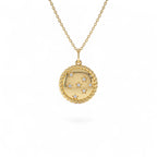 14k Star Setting Diamond Star Charm by Orlina Fine