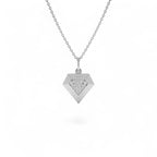 14k Diamond Geometric Charm - view 2