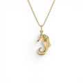 14 Seahorse Charm Necklace by Orlina Fine