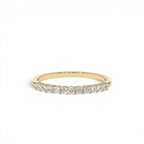 0.30ctw 14K Eleven Stone Basket Setting Lab Grown Diamond Wedding Ring by Orlina Fine