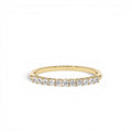 14K 0.30ctw 11 Stone Basket Setting Diamond Wedding Ring by Orlina Fine