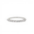 0.30ctw 14K Eleven Stone Basket Setting Lab Grown Diamond Wedding Ring - view 2