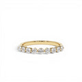 0.55ctw 14K Nine Stone Shared Prong Lab Grown Diamond Wedding Band by Orlina Fine