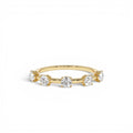 0.50 CTW 14K Five Stone Prong Setting Lab Grown Round Diamond Ring -Tessa by Orlina Fine