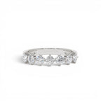 0.70 CTW 14K Seven Stone Prong Setting Lab Grown Diamond Wedding Band - view 3