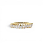 0.40 CTW 14K Domino Lab Grown Marquise Diamond Wedding Band by Orlina Fine