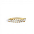 14K Gold Domino Marquise Wedding Band by Orlina Fine