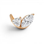 3.00ctw 14K Marquise & Trillion Lab Grown Diamond Statement Ring - view 2