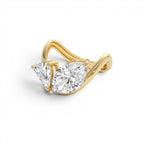 3.00ctw 14K Marquise & Trillion Lab Grown Diamond Statement Ring - view 4