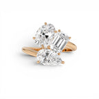 3.00ctw 14k Lab Grown Diamond Multi-Cut Cocktail Ring - view 2