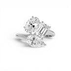 3.00ctw 14k Lab Grown Diamond Multi-Cut Cocktail Ring - view 3