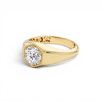 0.75 CTW 14K Lab Grown Diamond Hexagon Signet Ring - view 4