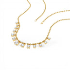 1.75 CTW 14K Gold Prong Setting Lab Diamond Beaded Necklace - view 2