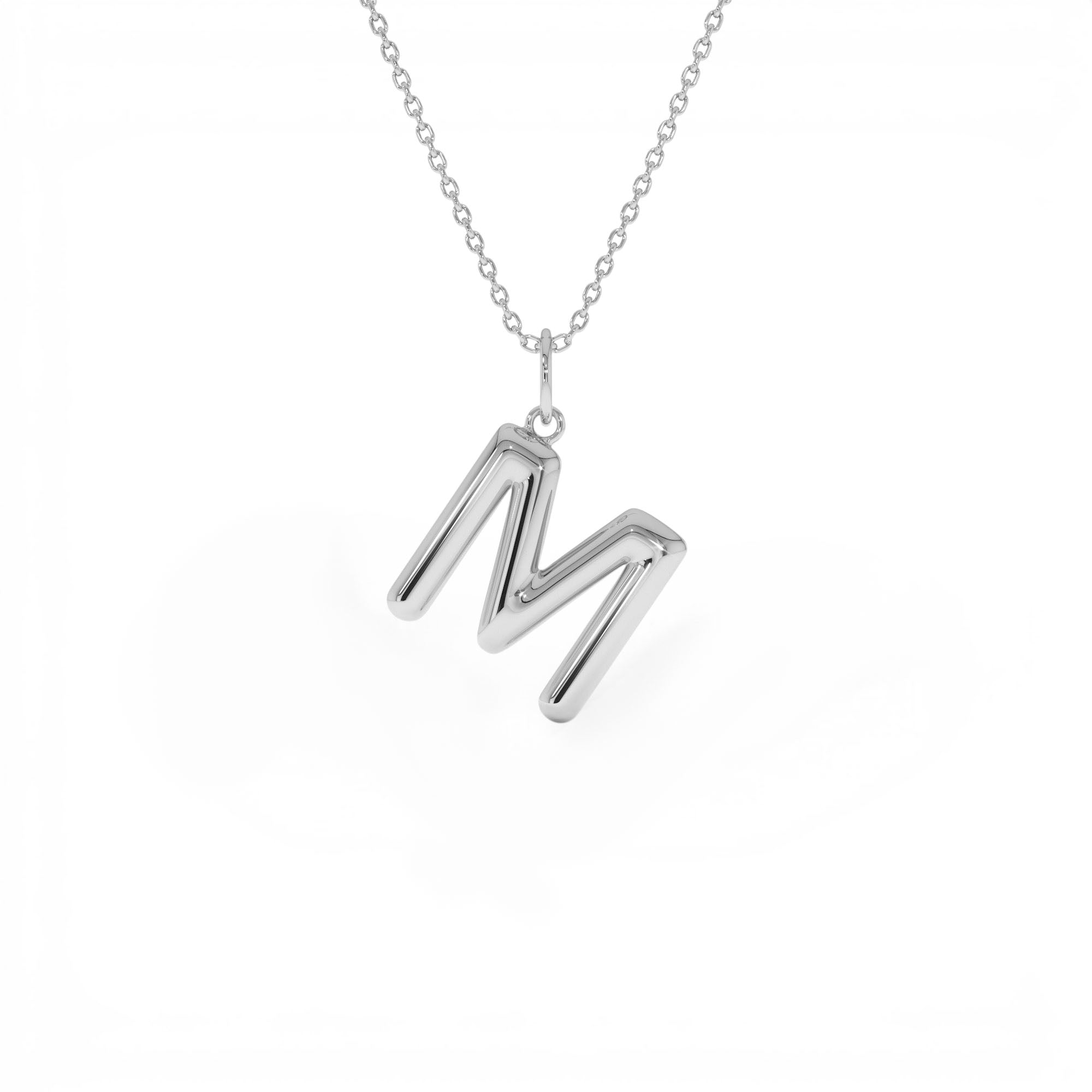 14K Gold Everyday Initial Charm Necklace - view 3