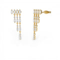 14k Diamond Statement Chandelier Earrings by Orlina Fine
