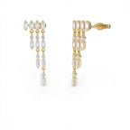 14k Diamond Statement Chandelier Earrings by Orlina Fine