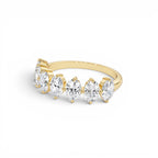 1.55ctw Oval Shaped Lab Diamond Anniversary Ring - view 4