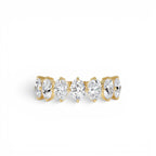 1.55ctw Oval Shaped Lab Diamond Anniversary Ring by Orlina Fine