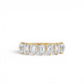 1.48ctw Emerald Cut Lab Diamond Anniversary Ring by Orlina Fine