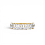 1.48ctw Emerald Cut Lab Diamond Anniversary Ring by Orlina Fine