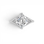3.00ctw 14k Asscher Cut Lab Grown Diamond Engagement Ring - view 3
