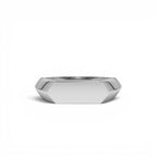14k Gold Geometric Band - view 3