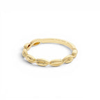 14K Oval Link Band Ring - view 4