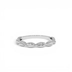 14K Oval Link Band Ring - view 3